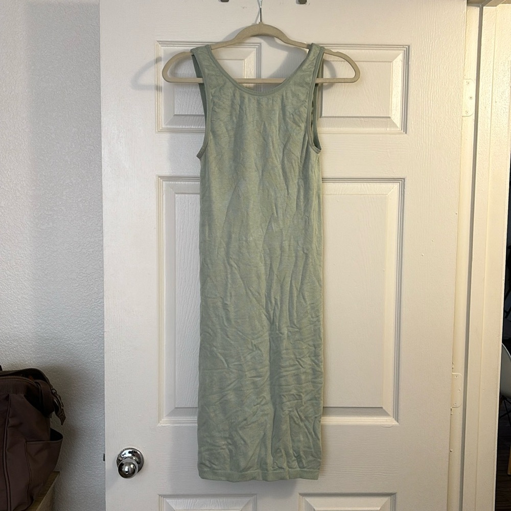 Green Zara dress/cover-up